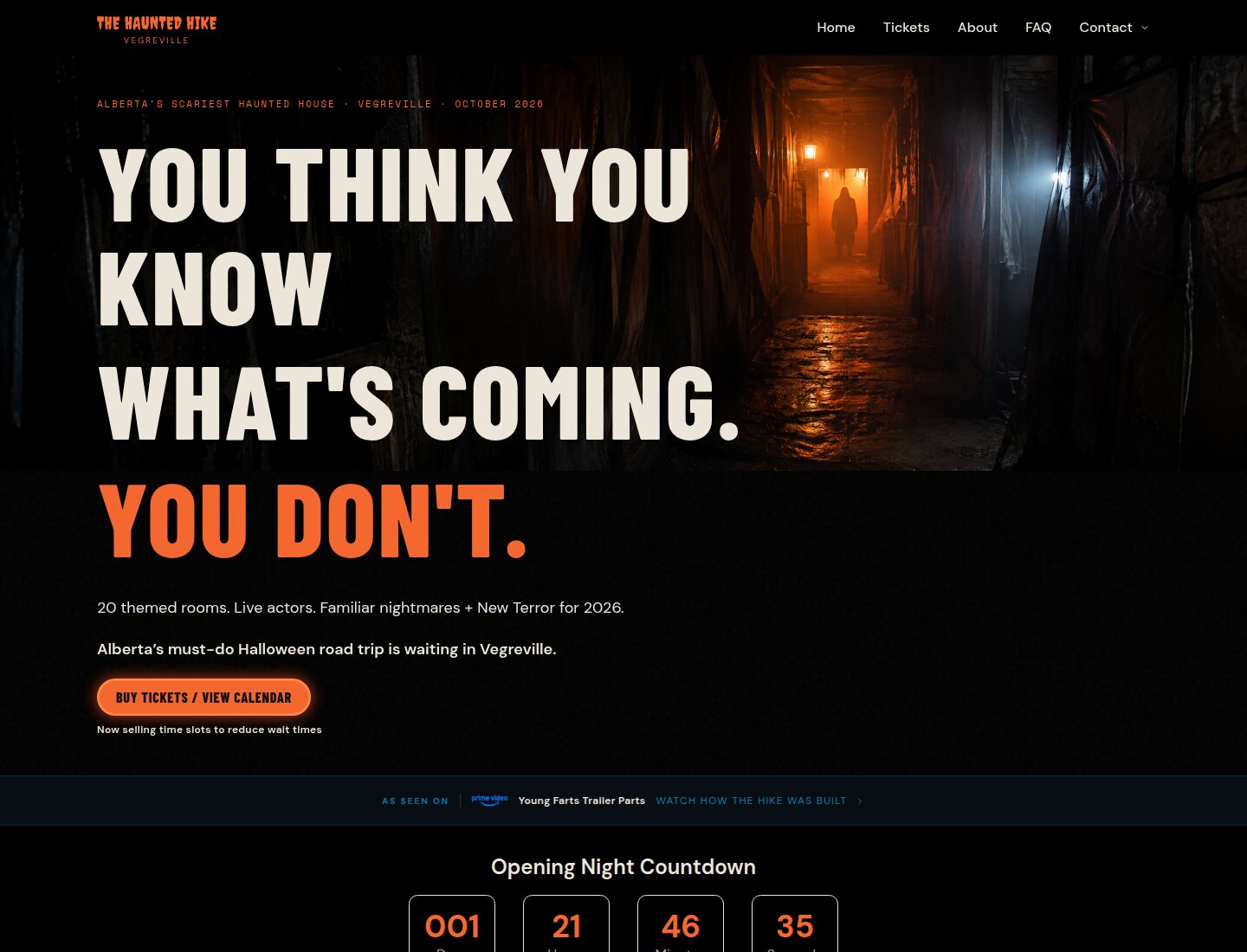 The Haunted Hike project screenshot